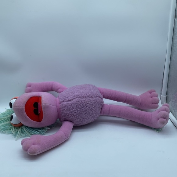 Fraggle Rock Mokey Plush Stuffed Animal Toy Purple 15” Jim Henson 1985 - Picture 8 of 13